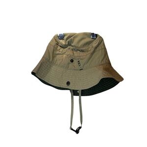 REI Boys Bucket Hat Safari Hat Size 7Y-14Y Plain interior vented